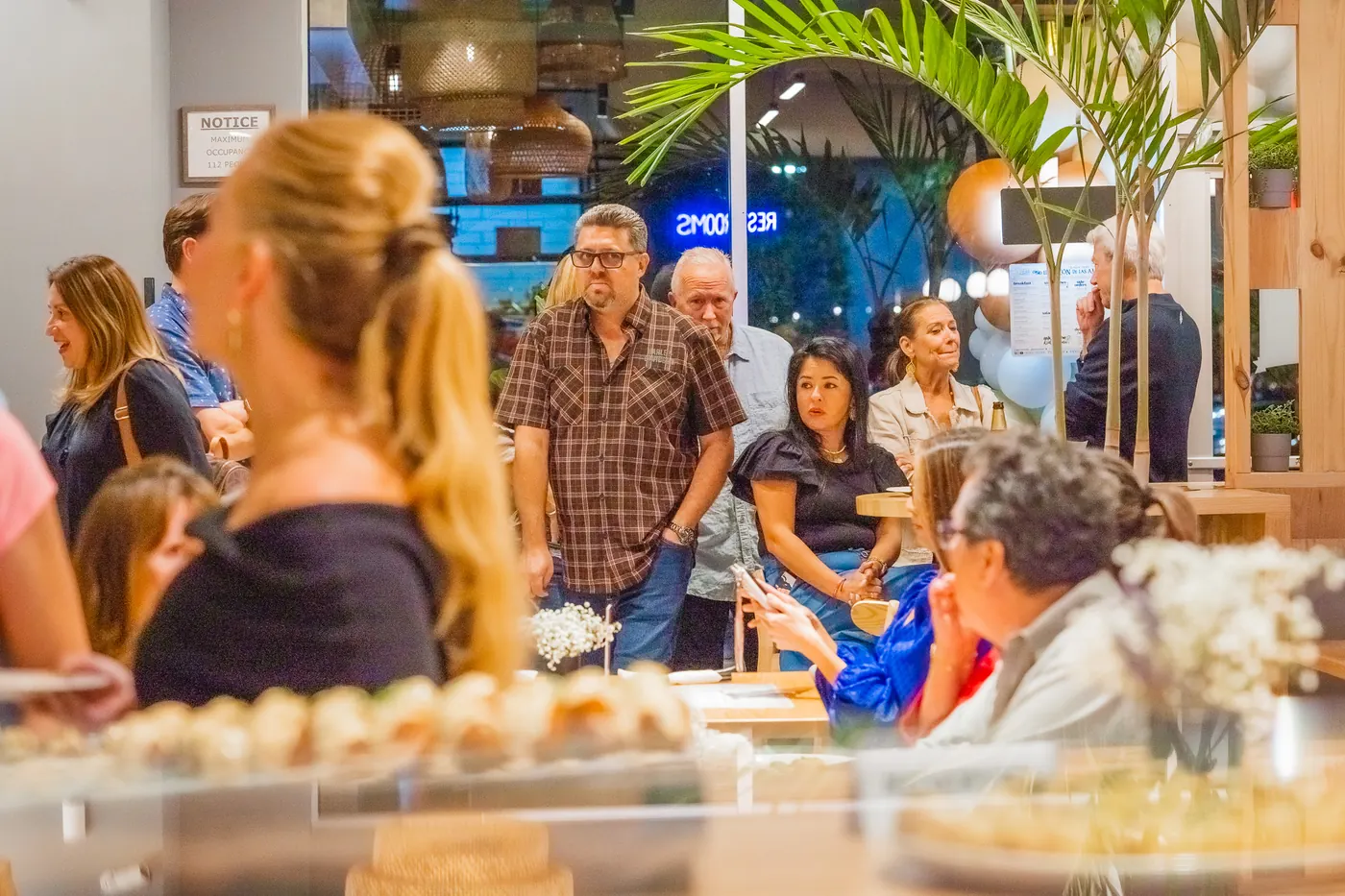 Guests at a grand opening